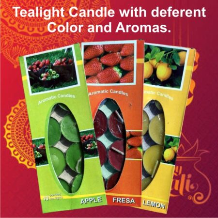 Tealight Candle with Color and Aroma